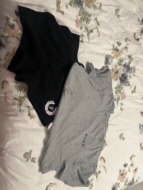 Pink shorts and tee set